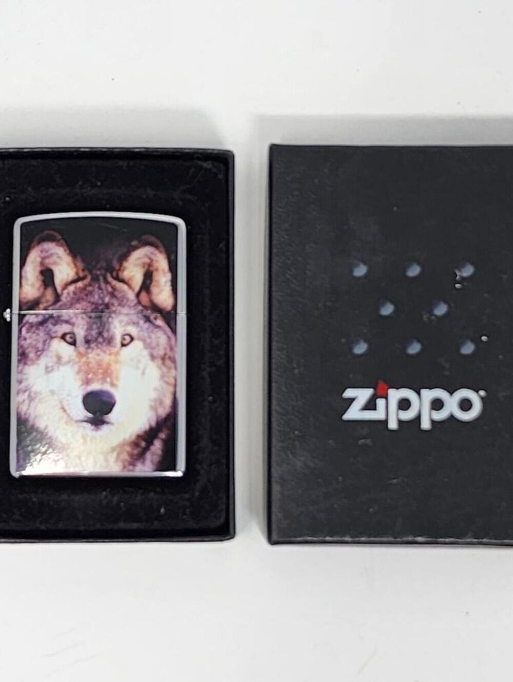 NWT Vintage Collectible Wolf Zippo